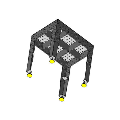Sto za varenje 800×600×150 fi 16 – PREMIUM 3D | ploča 6 mm