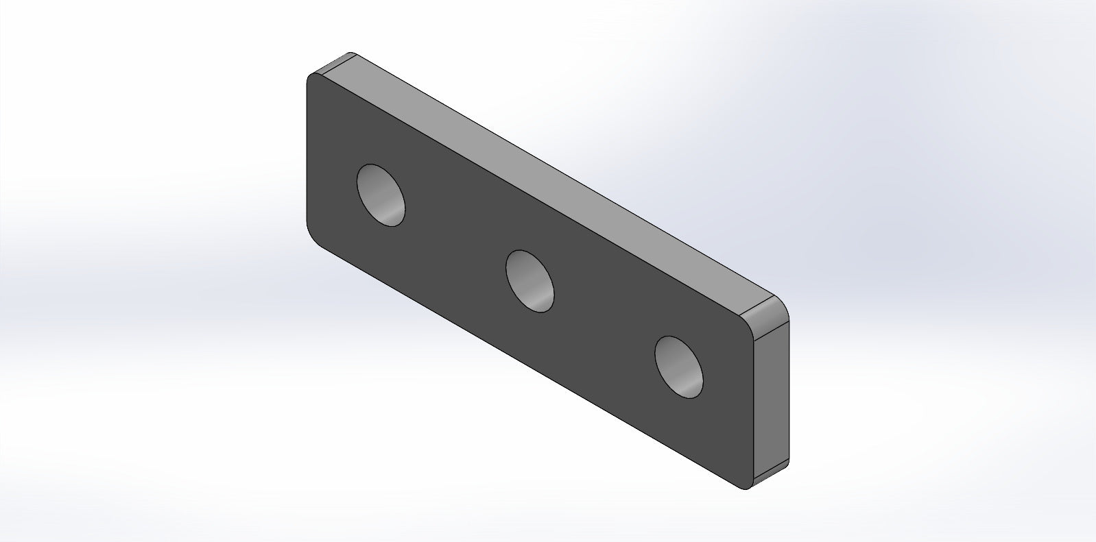 Univerzalni graničnik fi 16 – 150×50 mm | 3 okrugle rupe | System 16