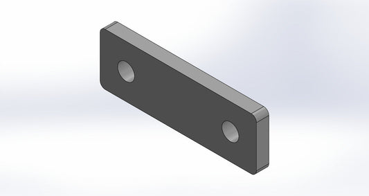Univerzalni graničnik fi 16 – 150×50 mm | 2 okrugle rupe | System 16