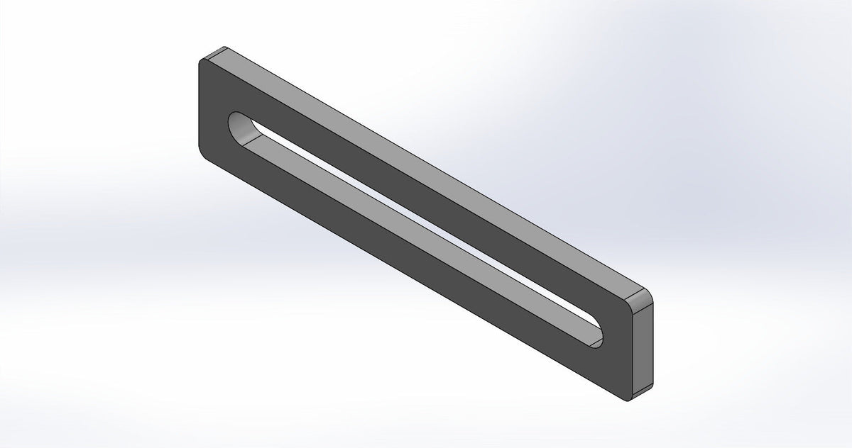 Univerzalni graničnik fi 16 – 250×50 mm | prorezna rupa | System 16