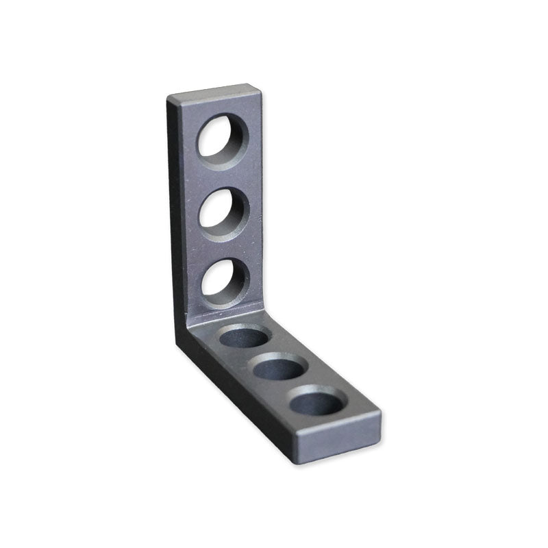 Anschlag-Spannwinkel D16 | 90x30x90x12mm - 6x Rundloch
