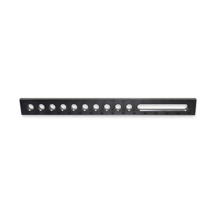 Univerzalni graničnik fi 28 – 800×75×25 mm (1 ovalna + 10 rupa)