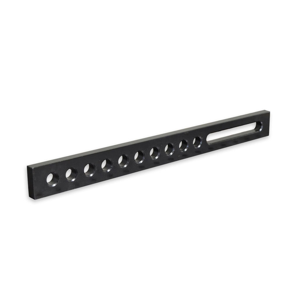 Univerzalni graničnik fi 28 – 800×75×25 mm (1 ovalna + 10 rupa)
