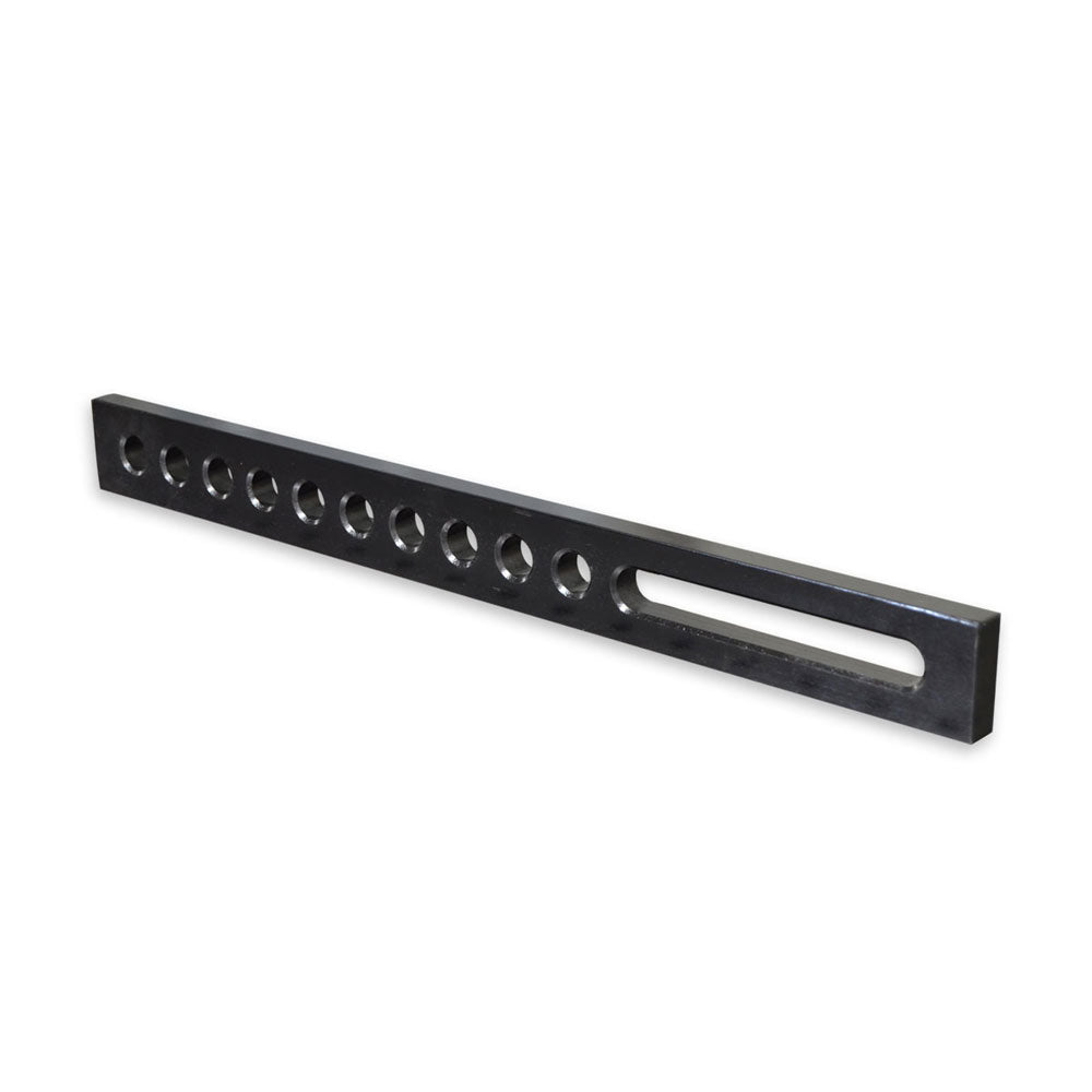 Univerzalni graničnik fi 28 – 800×75×25 mm (1 ovalna + 10 rupa)