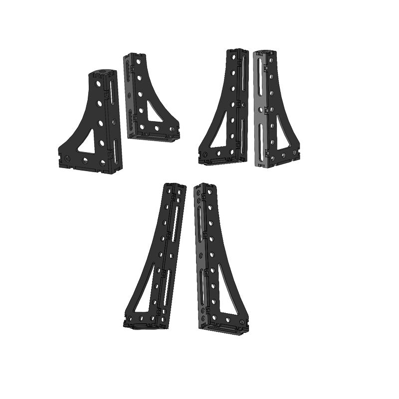 Granični i stezni ugaonik fi 16 – 250 / 350 / 450 mm – set 6 kom