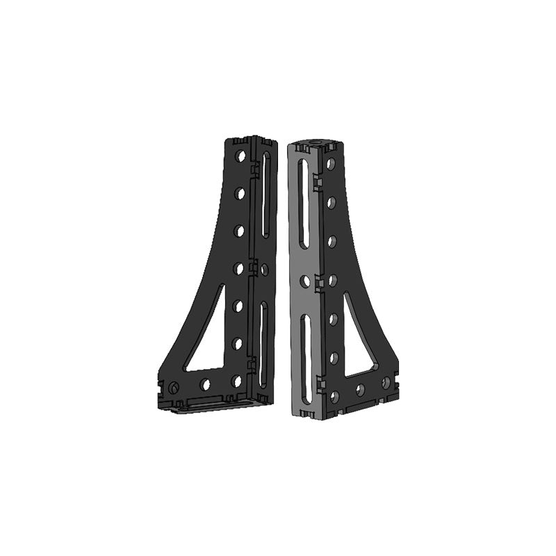 Granični i stezni ugaonik fi 16 – 350 × 150 × 50 mm – set L+D