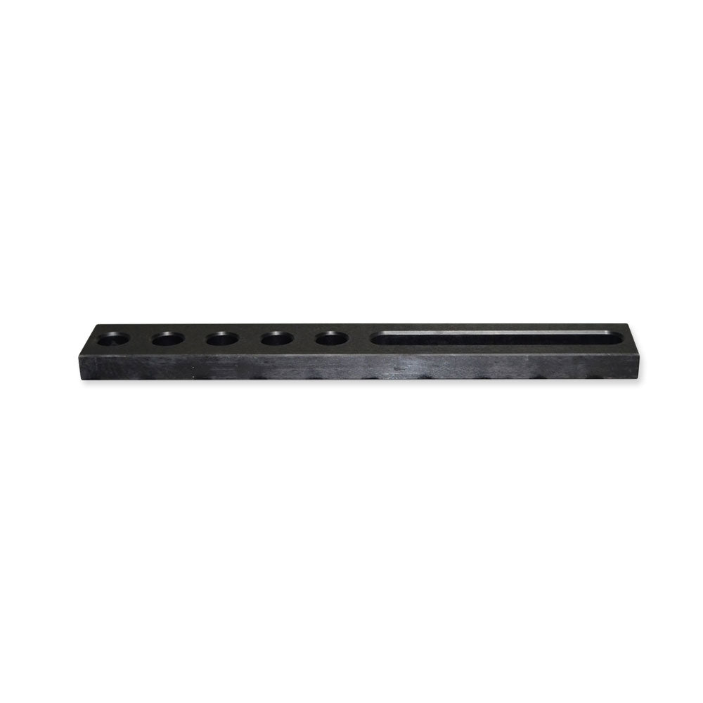 Univerzalni graničnik fi 28 – 500×75×25 mm (1 ovalna + 5 rupa)
