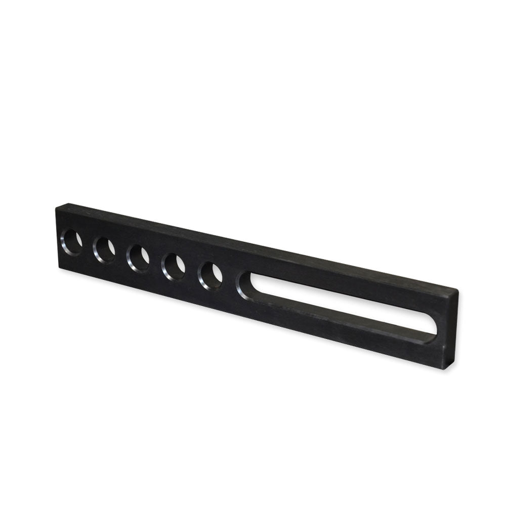 Univerzalni graničnik fi 28 – 500×75×25 mm (1 ovalna + 5 rupa)