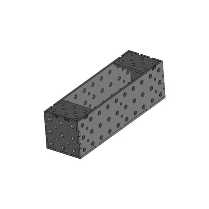Kosi prikaz Ugaonik U-Forma FI 16 sa presekom 150 × 150 mm