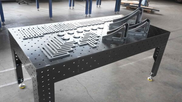 3D Zavarivački sto – Sistem fi 16 PREMIUM | 2000 × 1000 × 200 mm × 12 mm