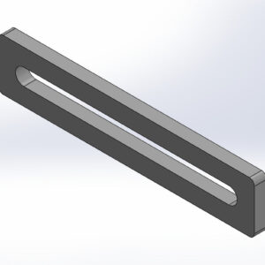Univerzalni graničnik fi16 | 250x50mm – 1x izdužena rupa