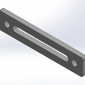 Univerzalni graničnik fi16 | 250x50mm – 2x okrugle rupe + 1x izdučena rupa
