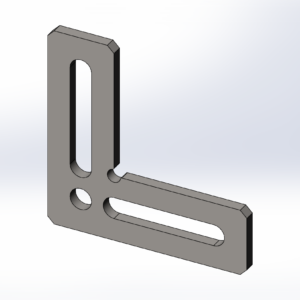 Ravni ugaonik fi16 | 150x150x50mm