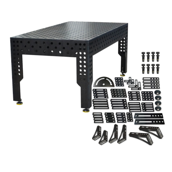 3D Zavarivački sto fi 28 – 2400 × 1200 × 200 mm × 12 mm