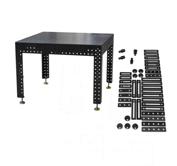 3D zavarivački sto PREMIUM D16 | 1200 x 1200 x 150 x 8 mm + set alata od 44 dela